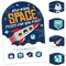 Big Dot of Happiness Blast Off to Outer Space - Rocket Ship Baby Shower or Birthday Party Scavenger Hunt 1 Stand and 48 Game Pieces Hide and Find Game